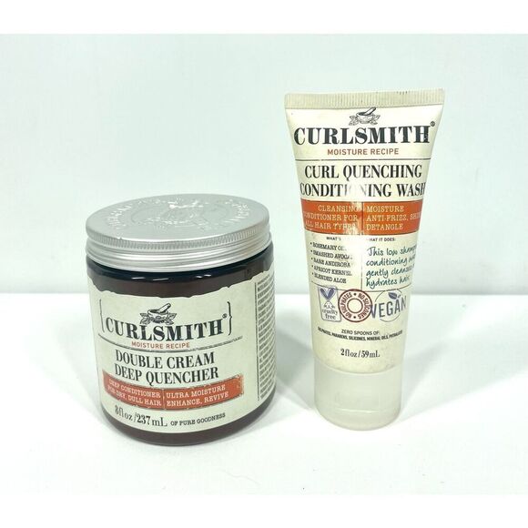 Curlsmith Double Cream Deep Quencher Deep Conditioner for Dry Hair 8 oz New - Picture 1 of 2